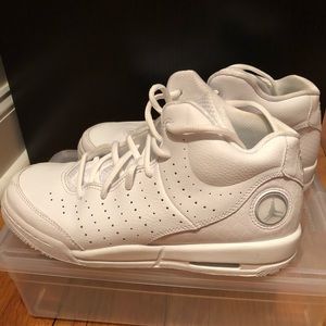 Jordan Sneakers Size 6.5Y US. White.